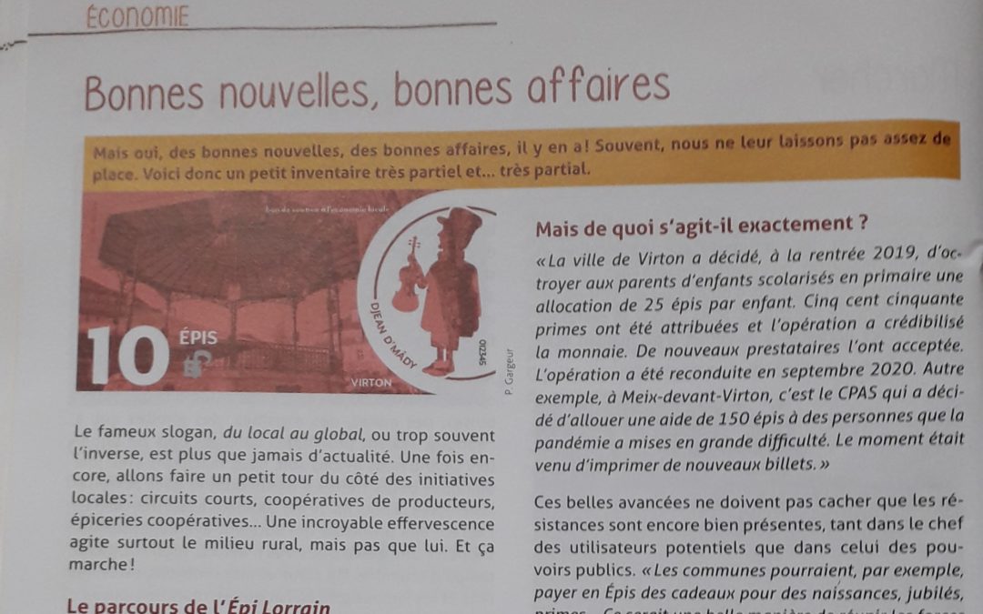 L’ACRF PARLE DE L’EPI